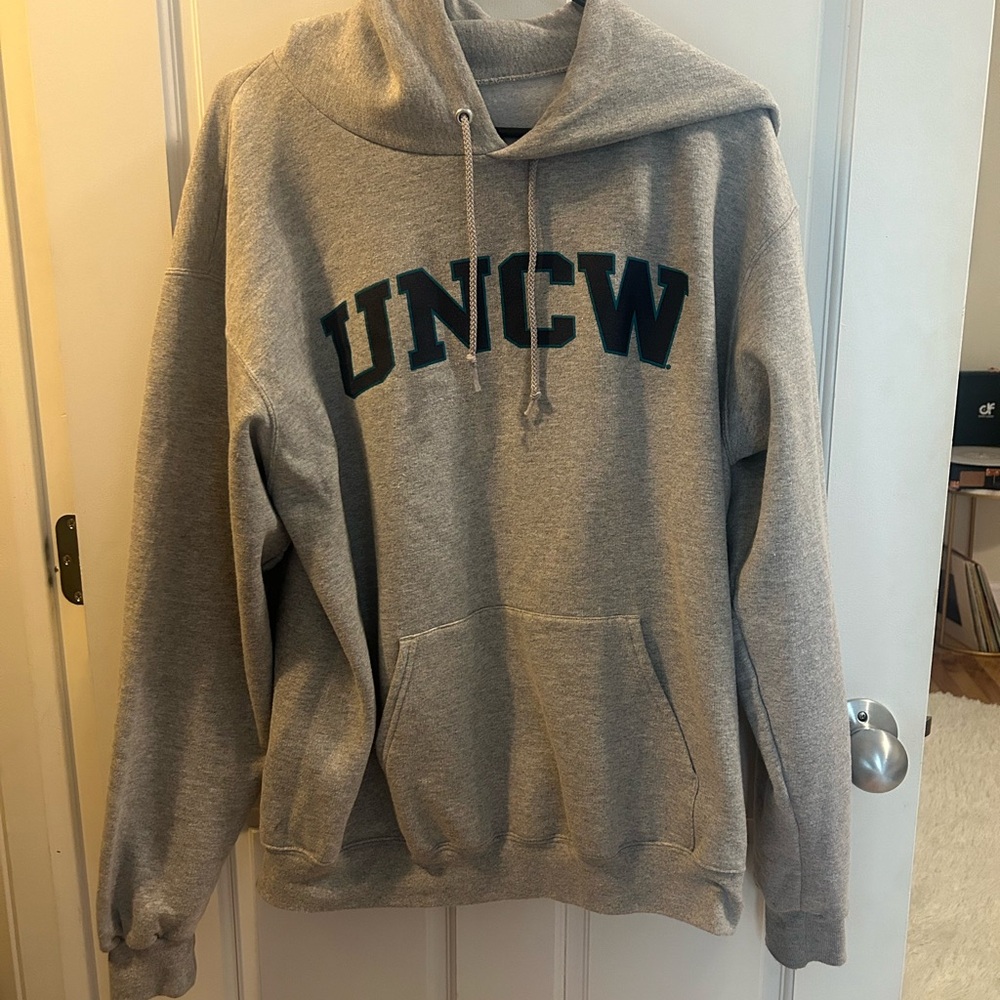 Champion Gray Sweatshirt UNCW Design